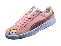 nouvelle basses puma suede heart et despicable me pink